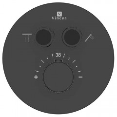 Душевая система встраиваемая Vincea Inspire VSFW-3I22MT3RMB термостат