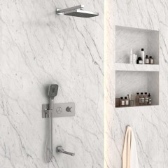 Душевая система встраиваемая Vincea Inspire VSFW-432T1CH термостат