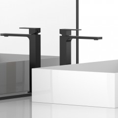 Смеситель для раковины Vincea Cube VBF-1C02MB