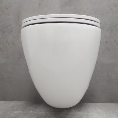 Инсталляция Grohe 38971000+ кнопка смыва Even 38966SH0 белый глянец + унитаз Bloomix Altair 3.0 AD1255T/UF1 безободковый торнадо с сиденьем