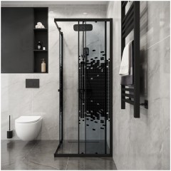 Душевое ограждение Niagara Eco NG-1009-14QBLACK