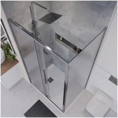 Душевое ограждение Niagara Nova NG-65-13CH-CH90-34