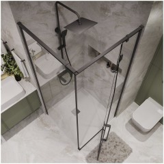 Душевое ограждение Niagara Nova NG-6831-34BLACK