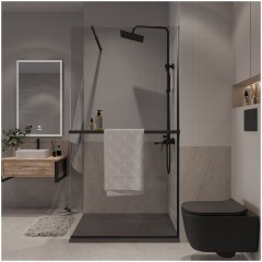 Душевое ограждение Niagara Nova NG-670-80BLACK