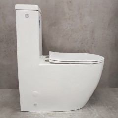 Унитаз Bloomix Mono MD5011R/UF3 Ceramic+ моноблок безободковый