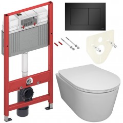 Инсталляция TECE 9400401-9240407 + унитаз Bloomix Ultra MD1204R/UF3 безободковый с сиденьем