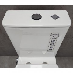 Унитаз Bloomix Barron AD3091RSB/UF1 безободковый с функцией биде и смесителем