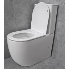Унитаз CeramaLux TR2177 безободковый торнадо