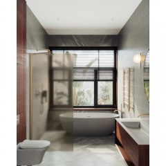 Душевое ограждение MaybahGlass MGD-685-2ш