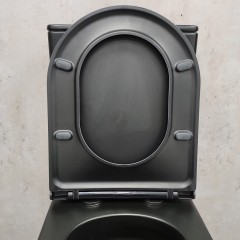 Унитаз Bloomix Black Barron 3.0 AD3091MBT/UF1 безободковый торнадо