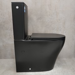 Унитаз Bloomix Black Barron 3.0 AD3091MBT/UF1 безободковый торнадо