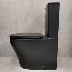 Унитаз Bloomix Black Barron 3.0 AD3091MBT/UF1 безободковый торнадо