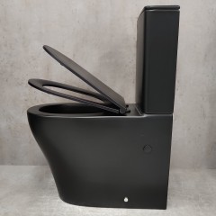 Унитаз Bloomix Black Barron 3.0 AD3091MBT/UF1 безободковый торнадо