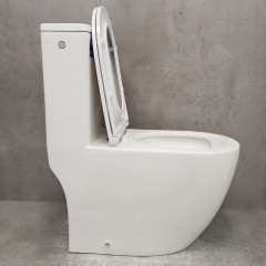 Унитаз Bloomix S-Class 3.0 2329TVV/UF1 моноблок безободковый торнадо вертикальный выпуск
