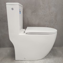 Унитаз Bloomix S-Line 3.0 2327T/UF1 Ceramic+ моноблок безободковый торнадо