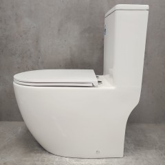 Унитаз Bloomix S-Line 3.0 2327T/UF1 Ceramic+ моноблок безободковый торнадо