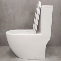 Унитаз Bloomix S-Line 3.0 2327T/UF1 Ceramic+ моноблок безободковый торнадо