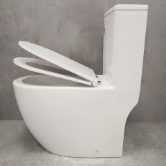 Унитаз Bloomix S-Line 3.0 2327T/UF1 Ceramic+ моноблок безободковый торнадо
