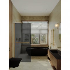 Душевое ограждение MaybahGlass MGD-735-2ш