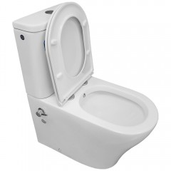 Унитаз Bloomix Barron AD3091RSB/UF1 Ceramic+ безободковый с функцией биде и смесителем