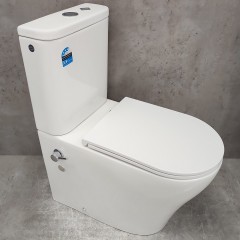 Унитаз Bloomix Barron AD3091RSB/UF1 Ceramic+ безободковый с функцией биде и смесителем