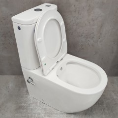 Унитаз Bloomix Major AD3089RSB/UF1 Ceramic+ безободковый с функцией биде и смесителем