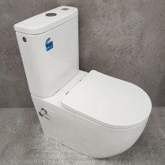 Унитаз Bloomix Major AD3089RSB/UF1 Ceramic+ безободковый с функцией биде и смесителем
