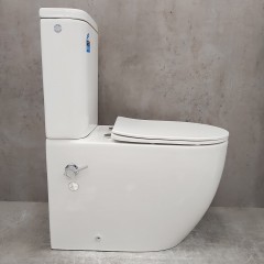 Унитаз Bloomix Major AD3089RSB/UF1 Ceramic+ безободковый с функцией биде и смесителем