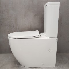Унитаз Bloomix Major AD3089RSB/UF1 Ceramic+ безободковый с функцией биде и смесителем