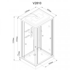 Душевая кабина AvaCan V2810