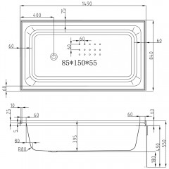 Душевая кабина AvaCan V5015LED