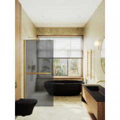 Душевое ограждение MaybahGlass MGD-718-3ш