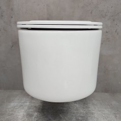 Инсталляция Bloomix Lolita 52 BL70011 + кнопка смыва Bloomix Lolita BL70012CH + унитаз Bloomix Ultra MD1204R/UF3 безободковый с сиденьем