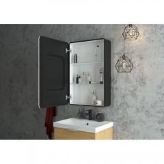 Зеркало-шкаф Art&Max Lecce AM-Lec-560-850-1D-L-DS-F-Nero
