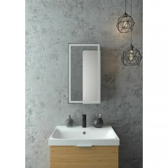 Зеркало-шкаф Art&Max Techno AM-Tec-350-650-1D-L-DS-F