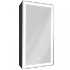 Зеркало-шкаф Art&Max Techno AM-Tec-350-650-1D-R-DS-F-Nero