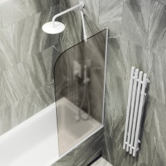 Шторка на ванну MaybahGlass MGV-125-1у