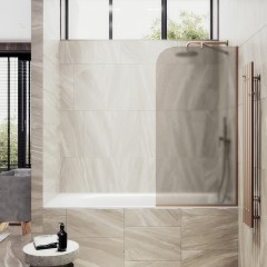 Шторка на ванну MaybahGlass MGV-148-2у