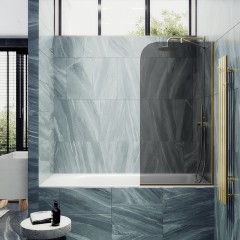 Шторка на ванну MaybahGlass MGV-134-3у