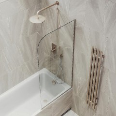 Шторка на ванну MaybahGlass MGV-154-2у