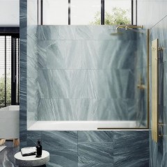 Шторка на ванну MaybahGlass MGV-130-3у