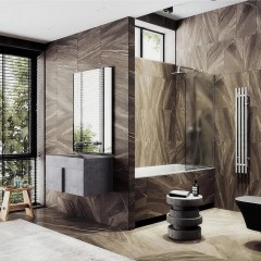 Шторка на ванну MaybahGlass MGV-132-5у