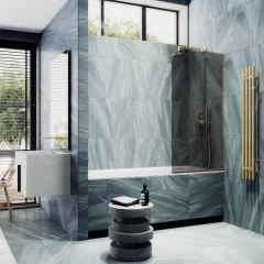 Шторка на ванну MaybahGlass MGV-79-3у