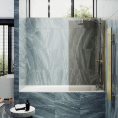 Шторка на ванну MaybahGlass MGV-250-3ш
