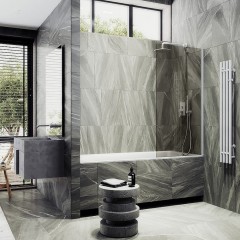 Шторка на ванну MaybahGlass MGV-67-1ш