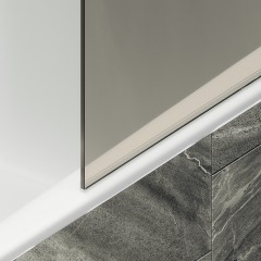 Шторка на ванну MaybahGlass MGV-67-1ш