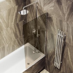 Шторка на ванну MaybahGlass MGV-67-4ш