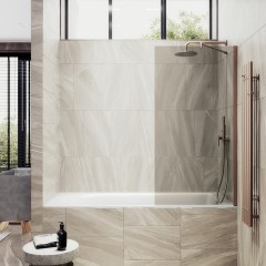 Шторка на ванну MaybahGlass MGV-68-2ш