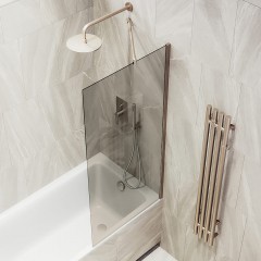 Шторка на ванну MaybahGlass MGV-68-2ш