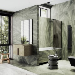 Шторка на ванну MaybahGlass MGV-249-6ш